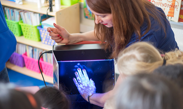 Lessons in Hand Hygiene at Valley Forge Elementary School